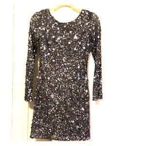 SOLD! Aidan Mattox sequin cocktail dress